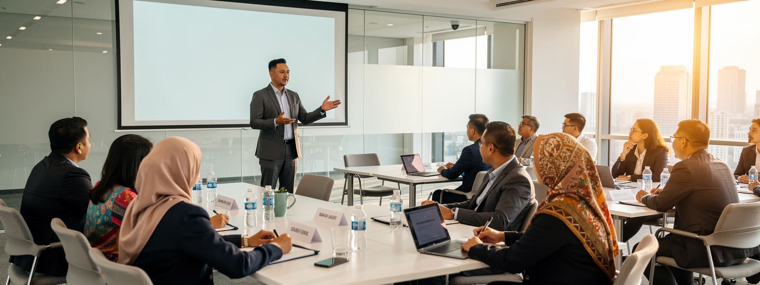 Corporate training session